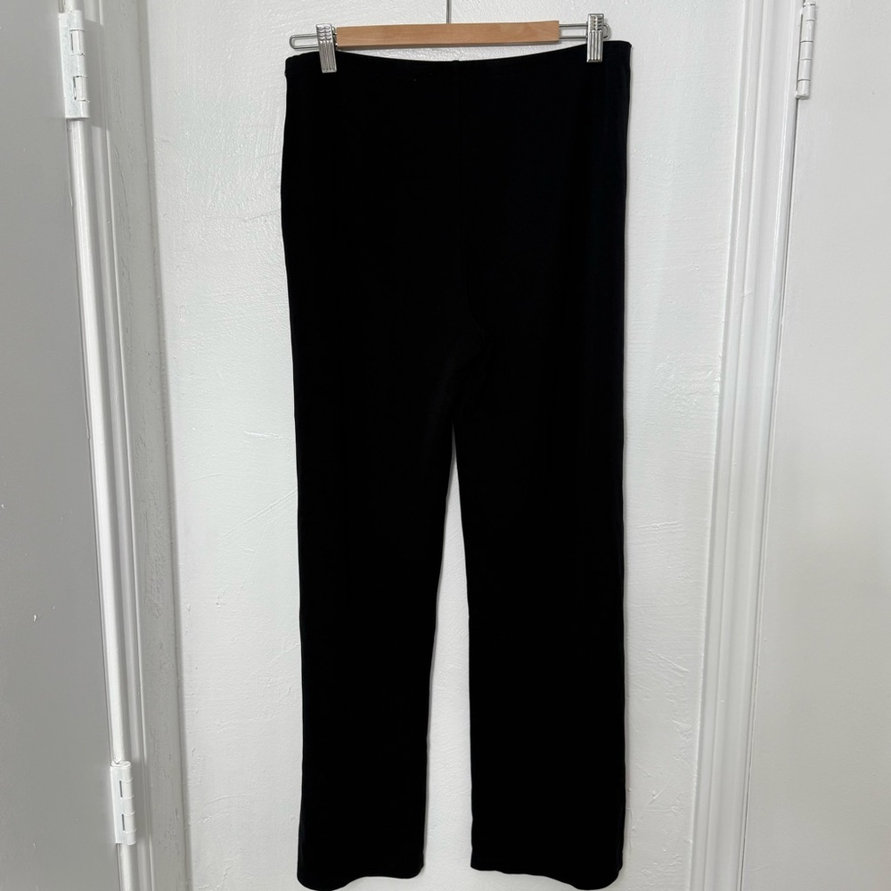 AK Anne Klein Women's Casual Loose High Rise Wide Leg Side Zip Pant Black‎ Sz 12 - Picture 5 of 7